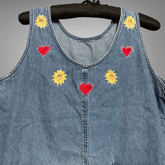 VINTAGE DENIM DRESS SIZE XL - Picture 4 of 7